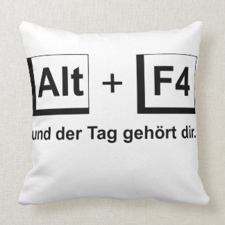 Dekokissen Alt+F4 Kudde