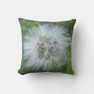 Dekokissen helle, haarige Blumenkugel Kudde