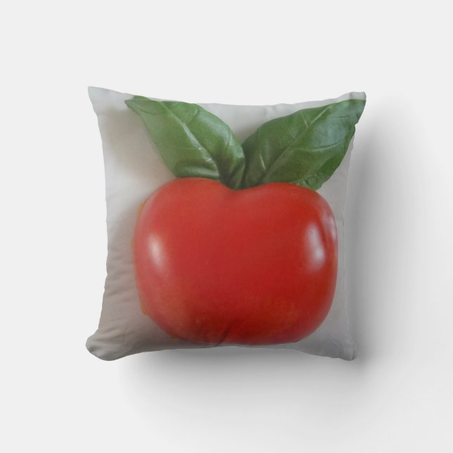 Dekokissen Tomate mit Basilikum Kudde (Framsida)
