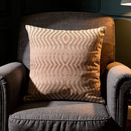 Dekokissen Wavy Japonica & Ivory & Burnt Maroon Kudde
