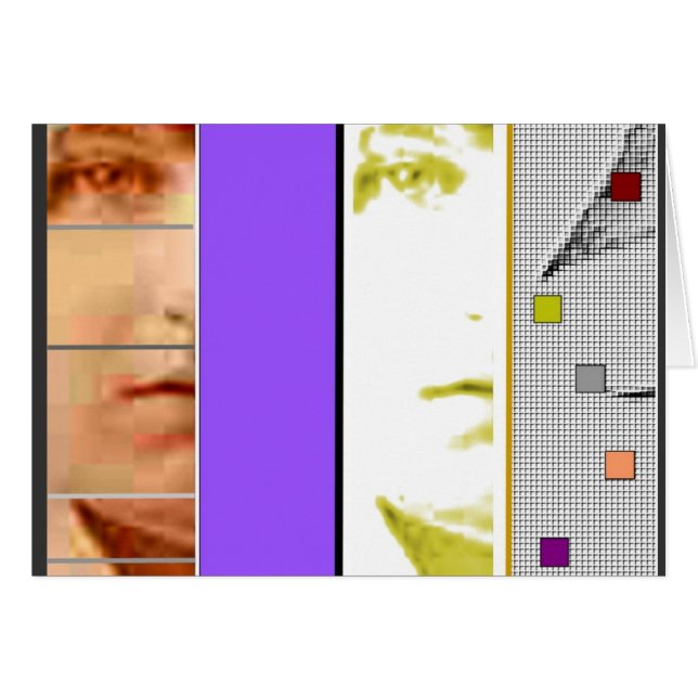 Dekonstruerad Hälsningskort (Framsidan Horizontal)