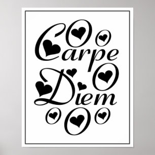 Dekor Carpe Diem för Home/kontor