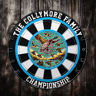 Dekor för Ankor med dynamisk jakt Darttavla