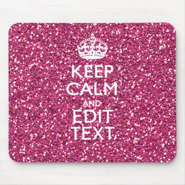 Dekor för lugn för personligrobehålla musmatta (Framsidan)