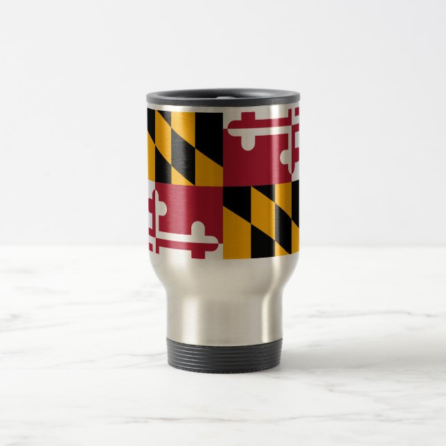Dekor för Maryland statlig flaggastil Resemugg (Center)