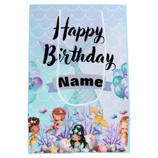 Dekor för vimatisk Sjöjungfru Party - blått och Li