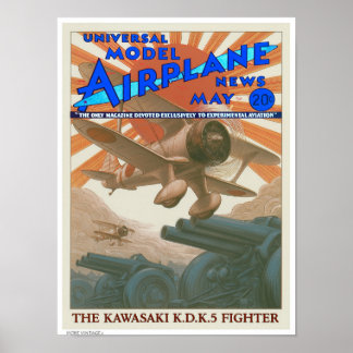 DEKOR: VINTAGE TIDSKRIFTSILLUSTRATION POSTER