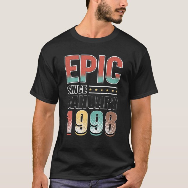 dekoration 24 dagar efter födelsedag Epic sedan fe T Shirt (Framsida)