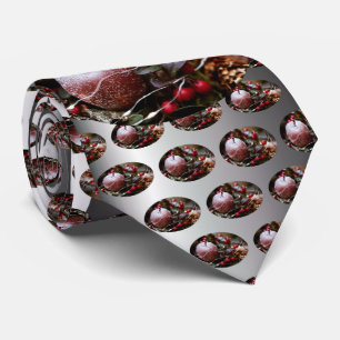 Dekoration av annonsdag och jul slips