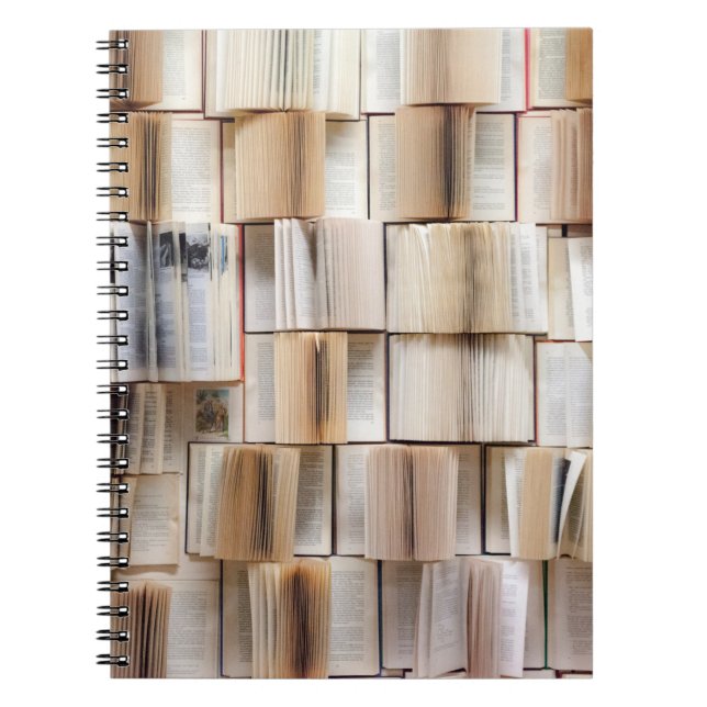 dekoration av bok vägg bokar anteckningsbok (Framsidan)