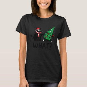 Dekoration av dekorerade dekorationer för svart ka t shirt