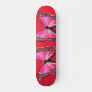 Dekoration av fjäril old school skateboard bräda 18 cm