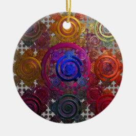 Dekoration av keramik, cirkulär, keramik