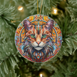 Dekoration av keramiskt keramiskt glas, genomfärga