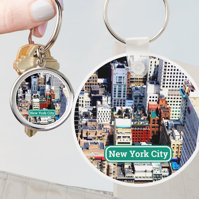 Dekoration av New York-objekt konvo Nyckelring (Skapare uppladdad)