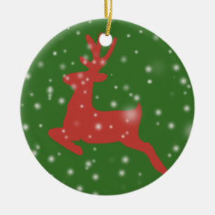 Dekoration av Reindeer Snowflake