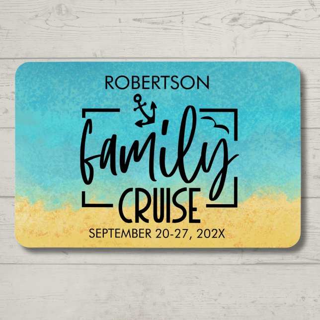Dekoration för Cruise-dörr Magnet (Family Cruise Magnet - Cruise Door Decoration Idea)