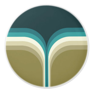 Dekoration för dubbla för Retro stil Knopp