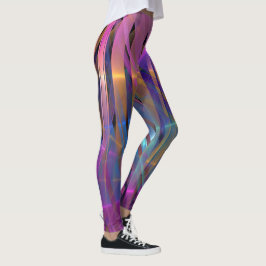 dekoration för glansig abstrakt leggings