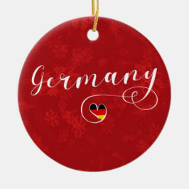 Dekoration för hjärtaTysklandhelgdag