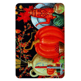 Dekoration för höstFestive Antique Painting Pumpki Magnet