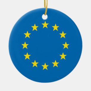 Dekoration för julgran för EGflagga (Europeiska