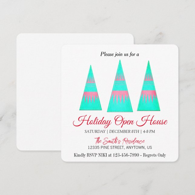 dekoration för julgranen Julkort (Fram/baksida)