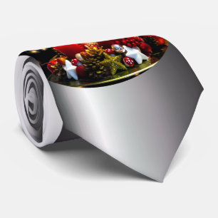 Dekoration för krans av julljus slips