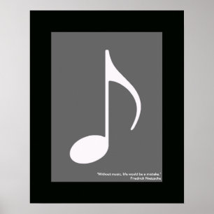 dekoration för musikanteckning poster