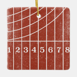 Dekoration för Photo Red Track-julen för Springer