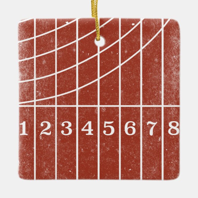 Dekoration för Photo Red Track-julen för Springer (Framsida)