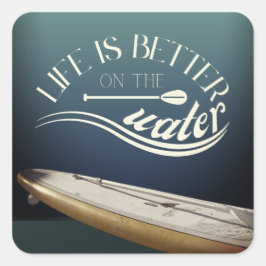 DEKORATION för SUP-spel Fyrkantigt Klistermärke