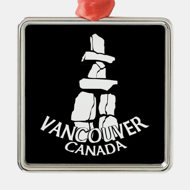 Dekoration för Vancouver Kanada prydnadsouvenir (Framsidan)