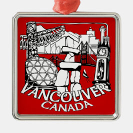 Dekoration för Vancouver Kanada prydnadsouvenir