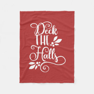 dekoration jul typografi högtider fleecefilt