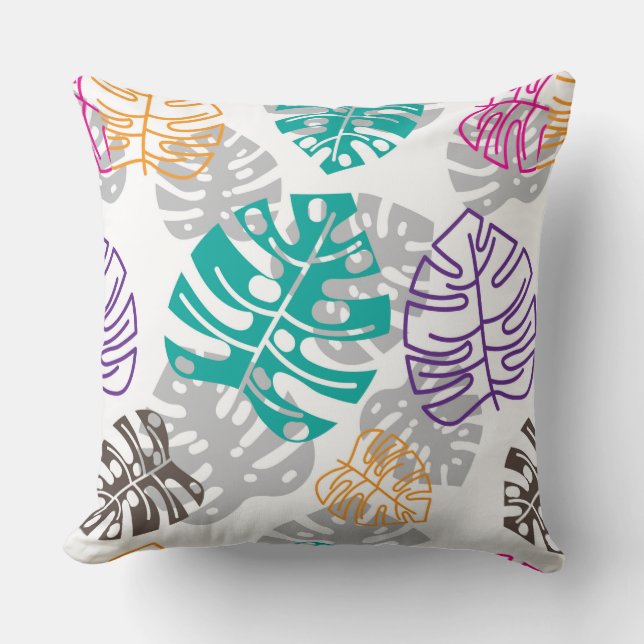 dekoration löv kudde (Framsida)