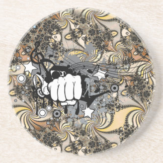 Dekoration med rektalbild och en första musklipp m underlägg