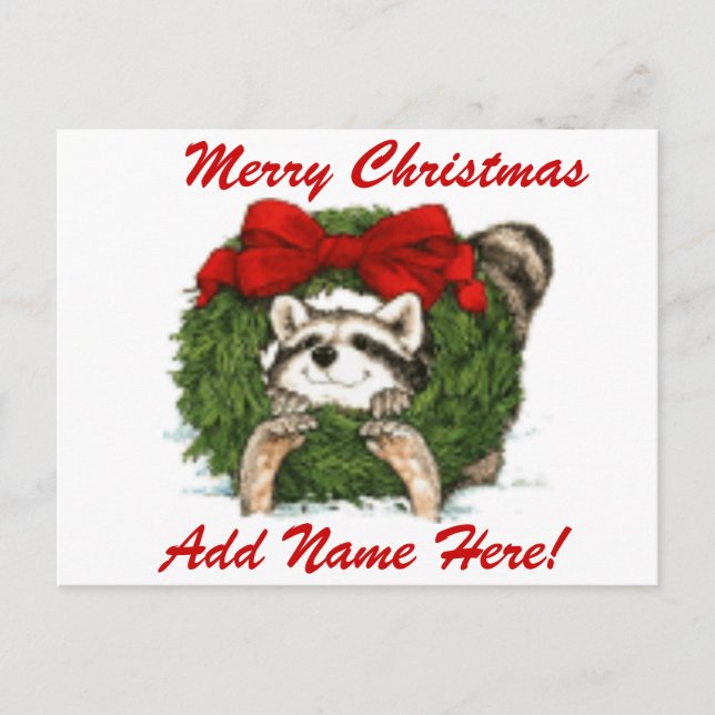 Dekoration och rasism under jul helg vykort (Framsida)