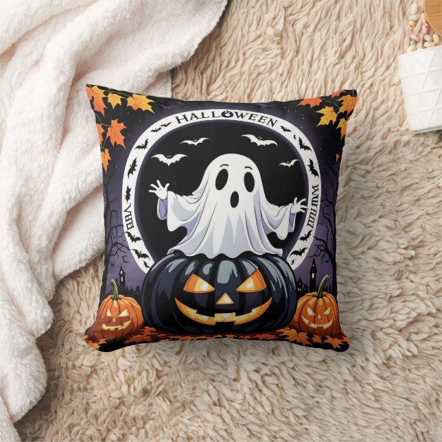 Dekoration på en Halloween-kväll Kudde (Filt)