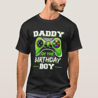 Dekoration-videospelaren för födelsedagspojken t shirt