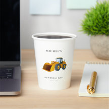 Dekorationen Construction Lastbil Födelsedagsfest