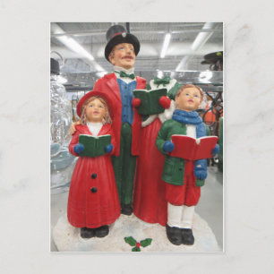 Dekorationen jul Caroler Vykort