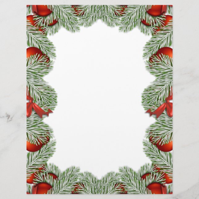 dekorationen julgran och lampa brevhuvud (Framsida)