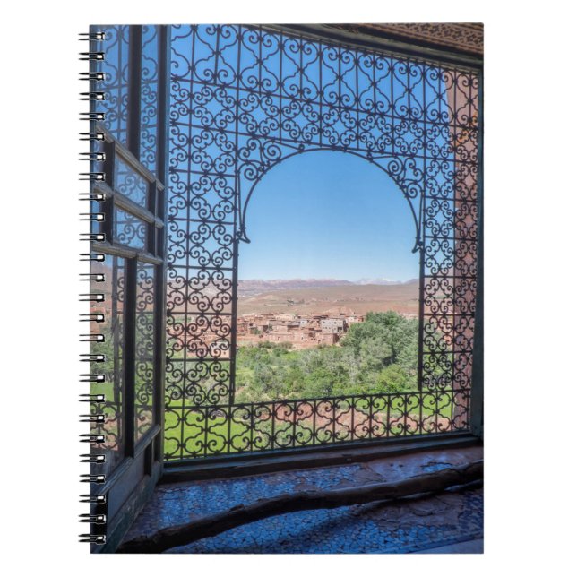 Dekorationen Ordna fönster Anteckningsbok (Framsidan)