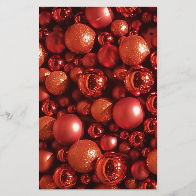 Dekorationen Red Baubles (Framsida)