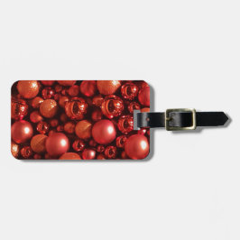 Dekorationen Red Baubles Bagagebricka