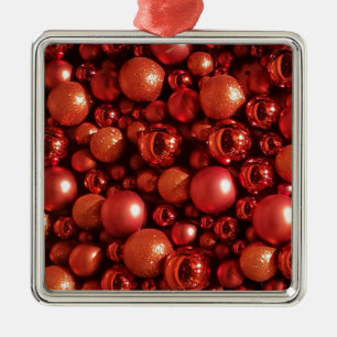 Dekorationen Red Baubles Julgransprydnad Metall
