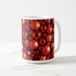 Dekorationen Red Baubles Kaffemugg