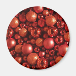 Dekorationen Red Baubles Magnet