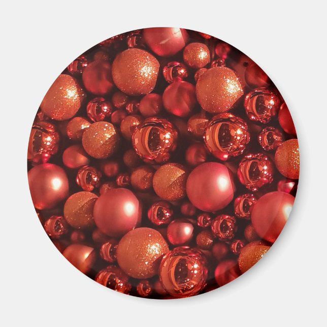 Dekorationen Red Baubles Magnet (Framsidan)